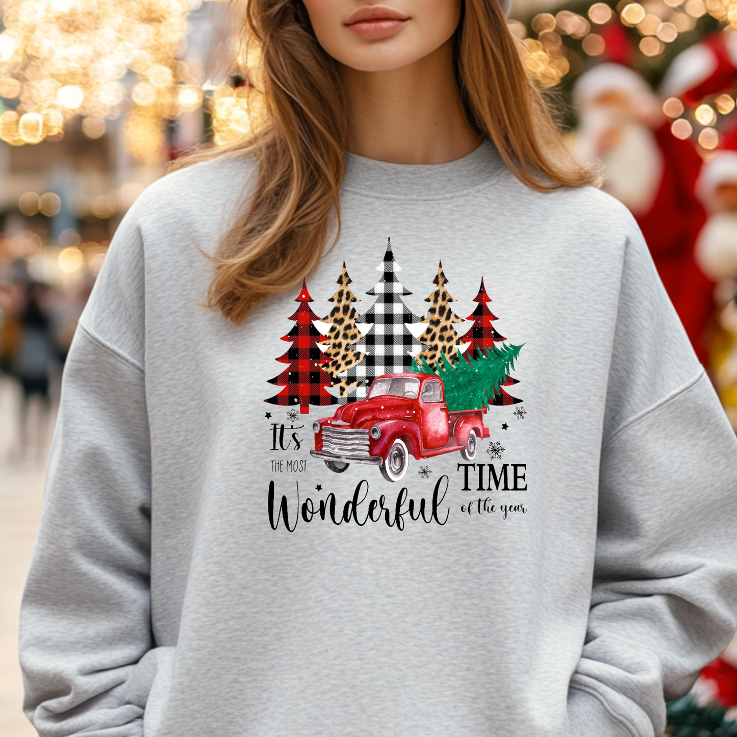 Wonderful Time of Year Red Truck